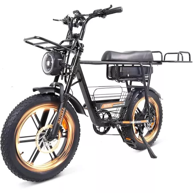 BEMMY 1000W Fat Tire: A Bicicleta Elétrica Adulta que Desafia Limites e Transforma Sua Aventura