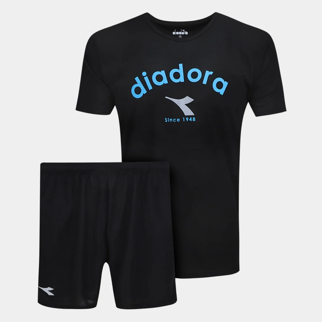 Diadora Masculino: O Kit Camiseta+Shorts que Vai Revolucionar Seu Pedal!