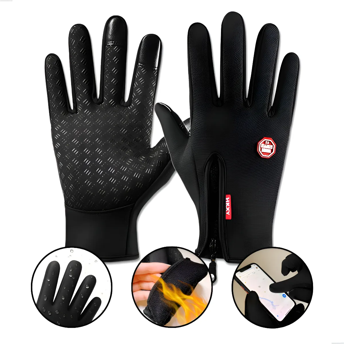 Luva Térmica Impermeável Touch: A Revolução para Ciclistas no Inverno e Frio