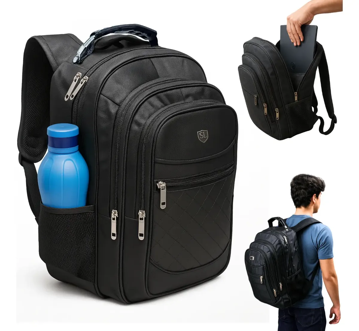 Mochila Masculina Impermeável Reforçada Aço: A Escolha Inteligente para o Ciclista Urbano e Aventureiro?