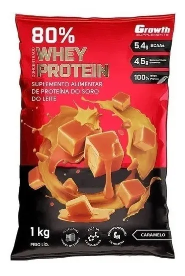 Whey Concentrado Growth Supplements Sabor Caramelo: O Combustível Essencial para o Ciclista