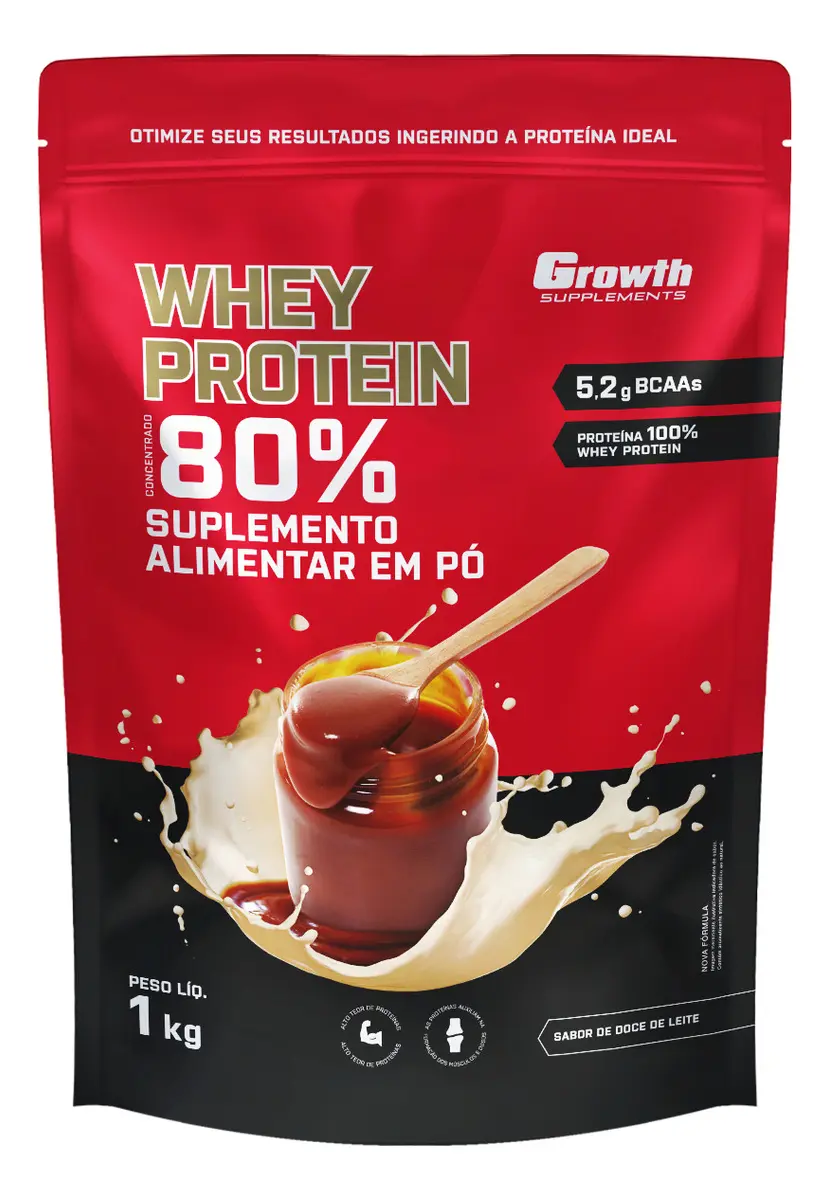 Whey Protein Growth Supplements Doce de Leite: O Combustível Secreto do Ciclista para Recuperação e Performance