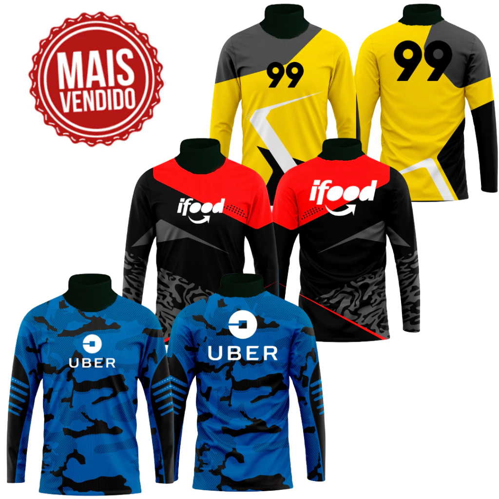 Camisa Moto Uber/99/Ifood: A Aliada Surpreendente do Ciclista Urbano e Entregador?