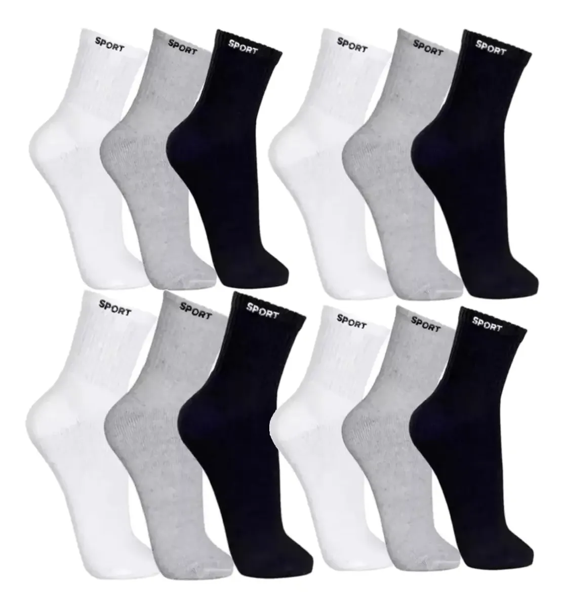Meias de Ciclismo: 12 Pares de Algodão Grosso que Vão Transformar Seus Pedais e Seu Bolso!