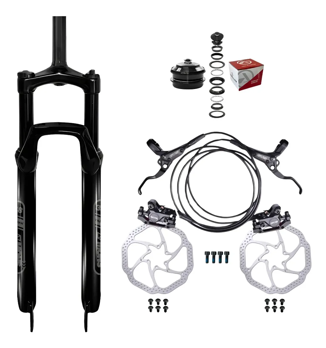 Suspensão Aro 29 com Trava + Freio Hidráulico: O Upgrade Definitivo para Sua Bike!
